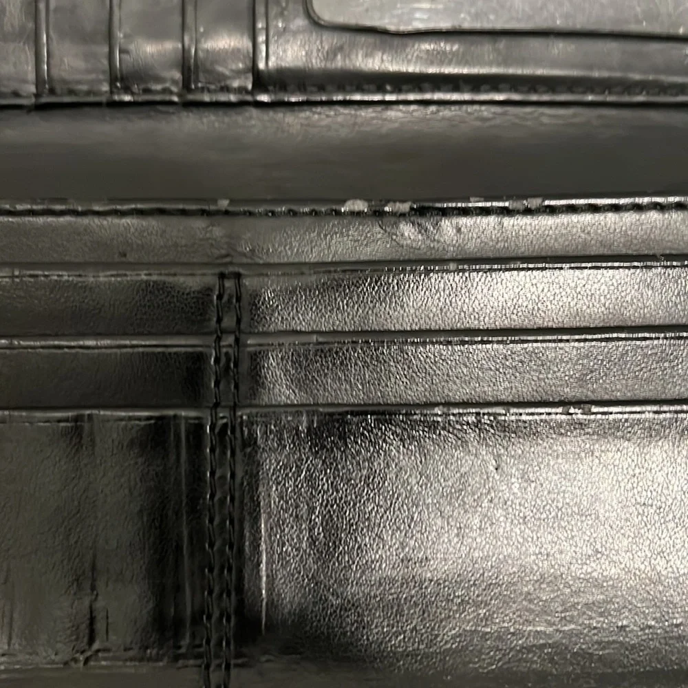 Coach Black Leather Long Wallet.  Pre-Loved. - Picture 3 of 16
